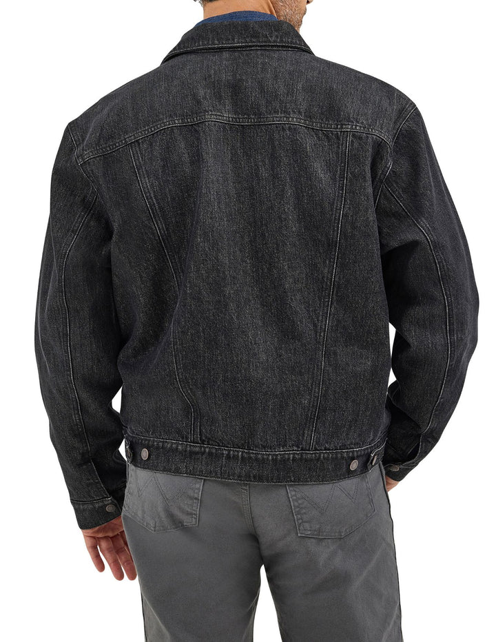 Wrangler Mens Black Denim Jacket