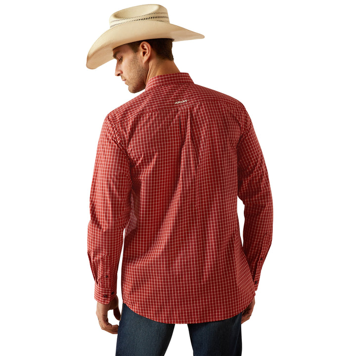 Ariat Mens Red Pro Series Carlton Fitted Shirt
