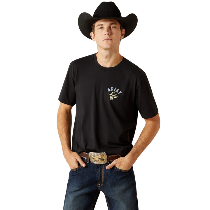 Ariat Mens Stitched Skull T-Shirt