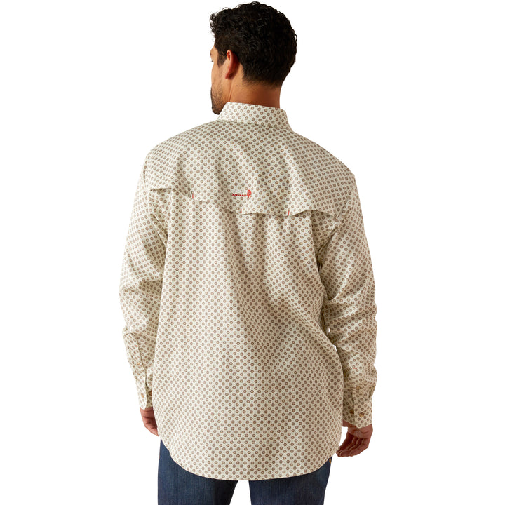 Ariat Mens White FR Vented Work Shirt