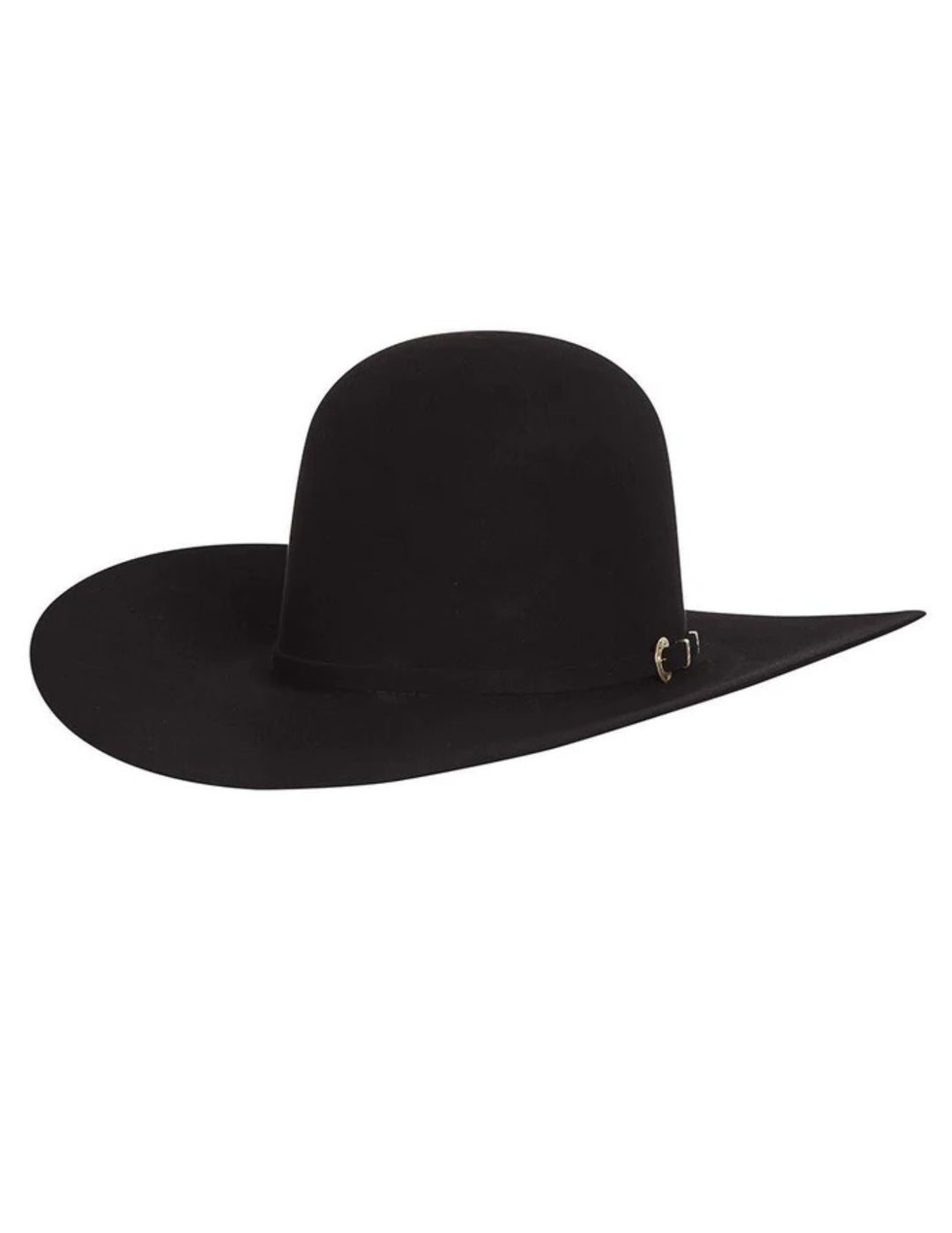 American Hat Company 40X Black Felt Open Crown Hat