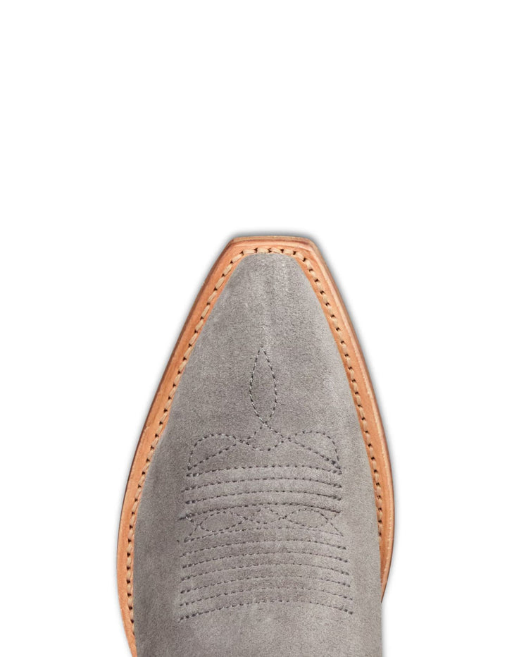 Tecovas Womens The Annie Charcoal Suede Boots