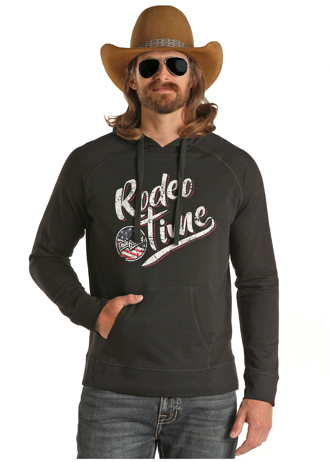 Panhandle Slim Mens Black Dale Hoodie Jacket