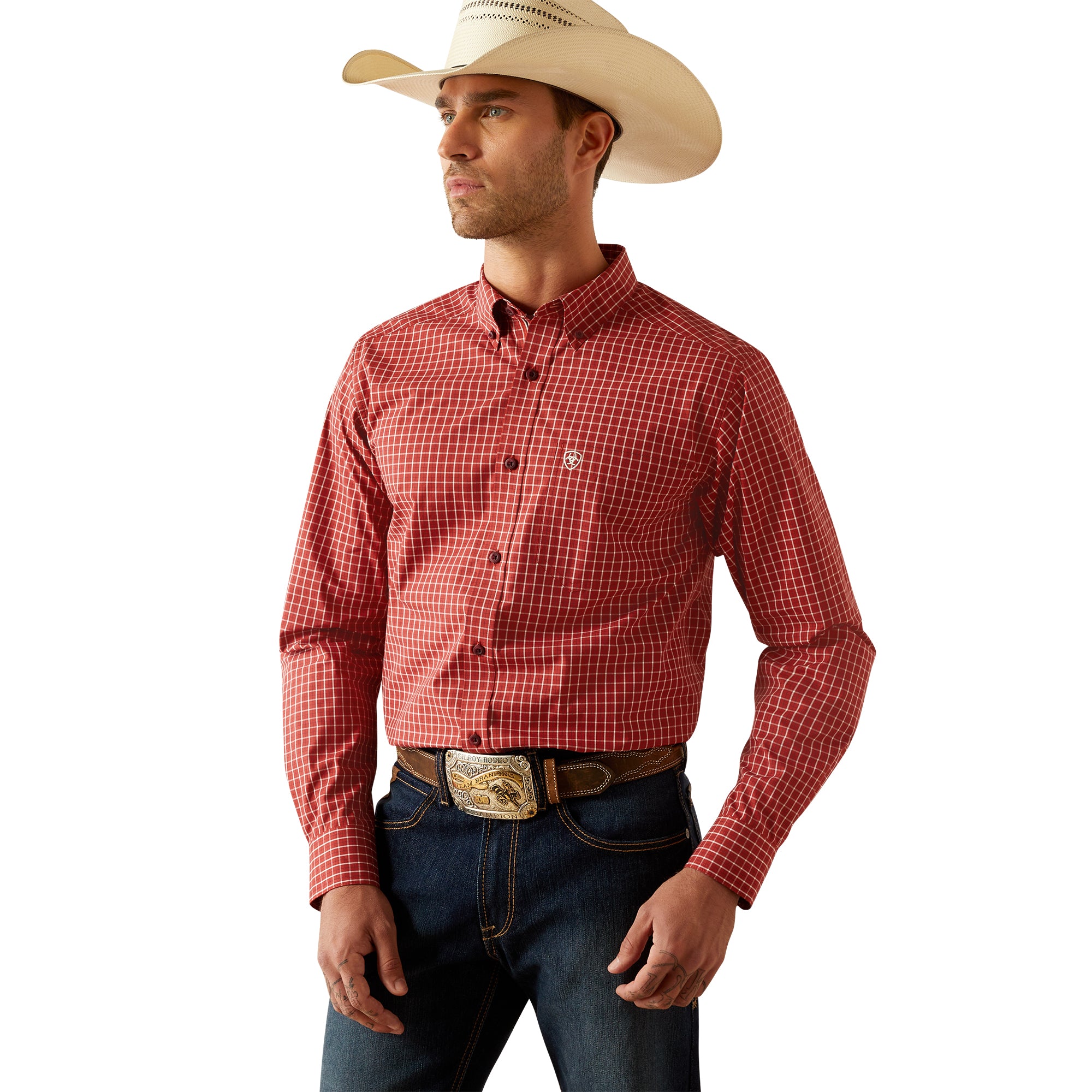 Ariat HIlo red buffalo flannel new in box 10.5 Ariat Men main image 2