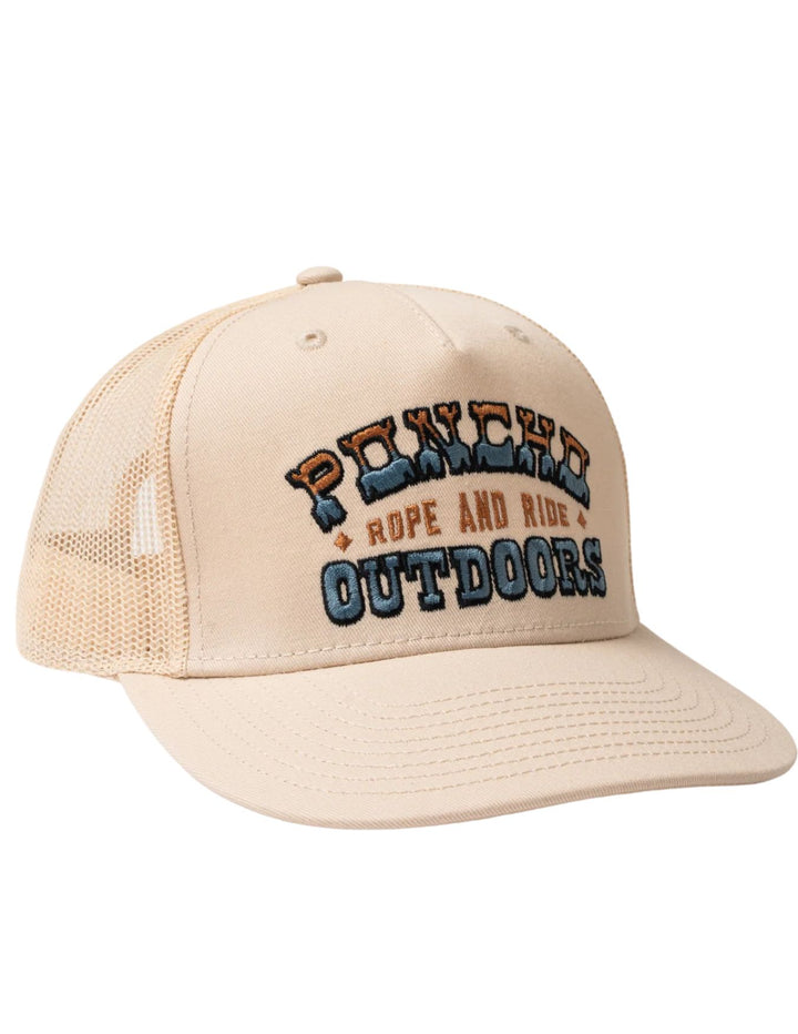Poncho Mens Rope and Ride Trucker Hat