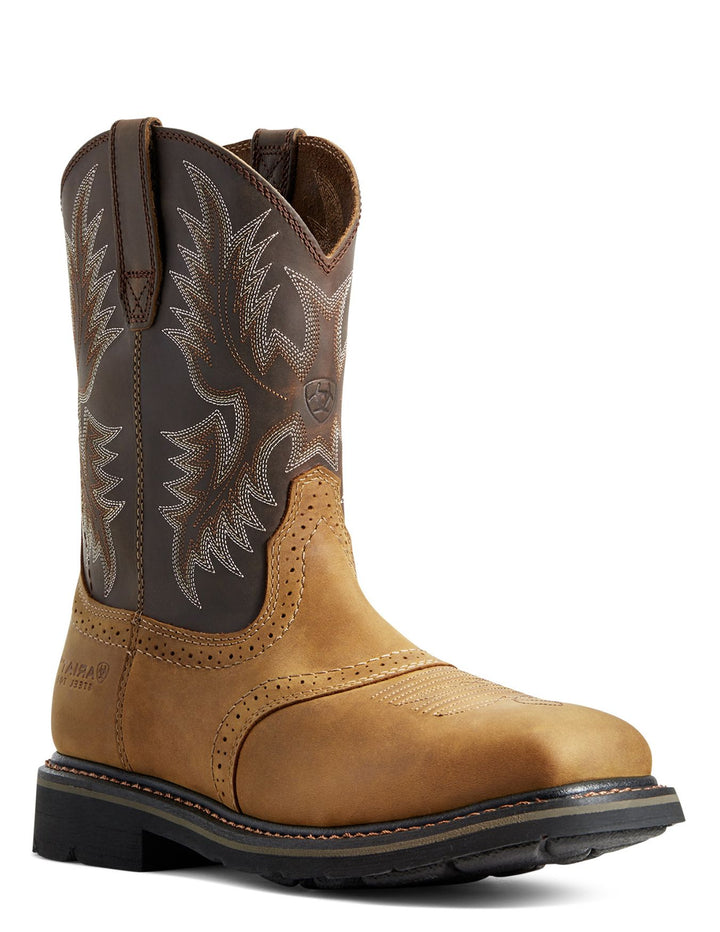 Mens Ariat Heat Resistant Sierra Steel Toe Work Boots