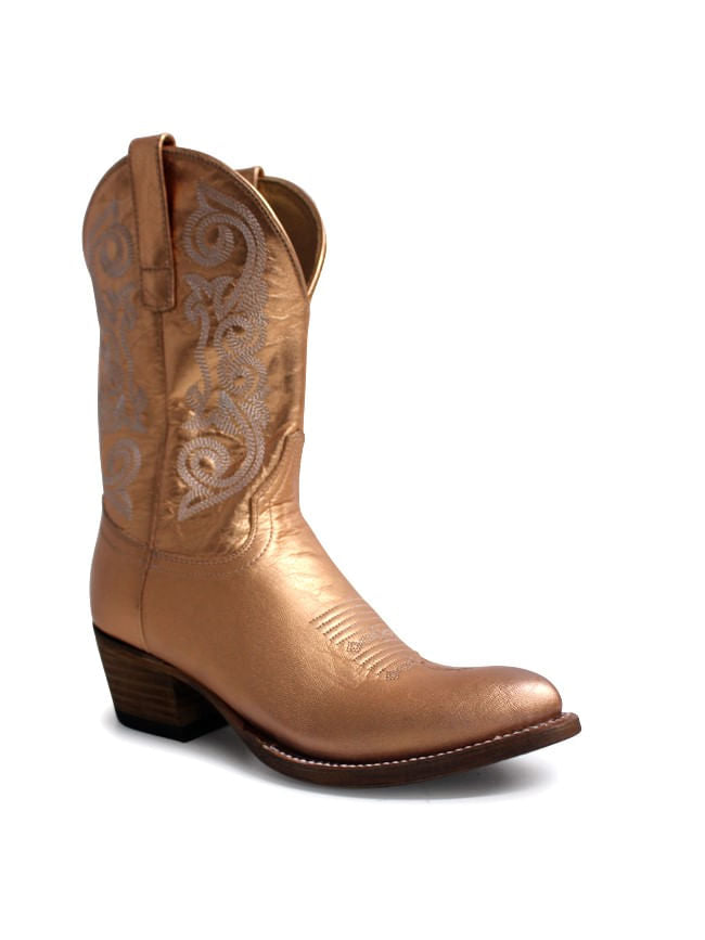 Macie Bean Womens Rose Gold Buckle Dreams Boots