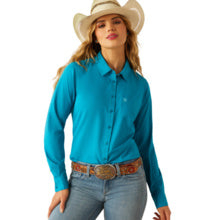 Ariat Womens Enamel Blue Kirby Pro Shirt
