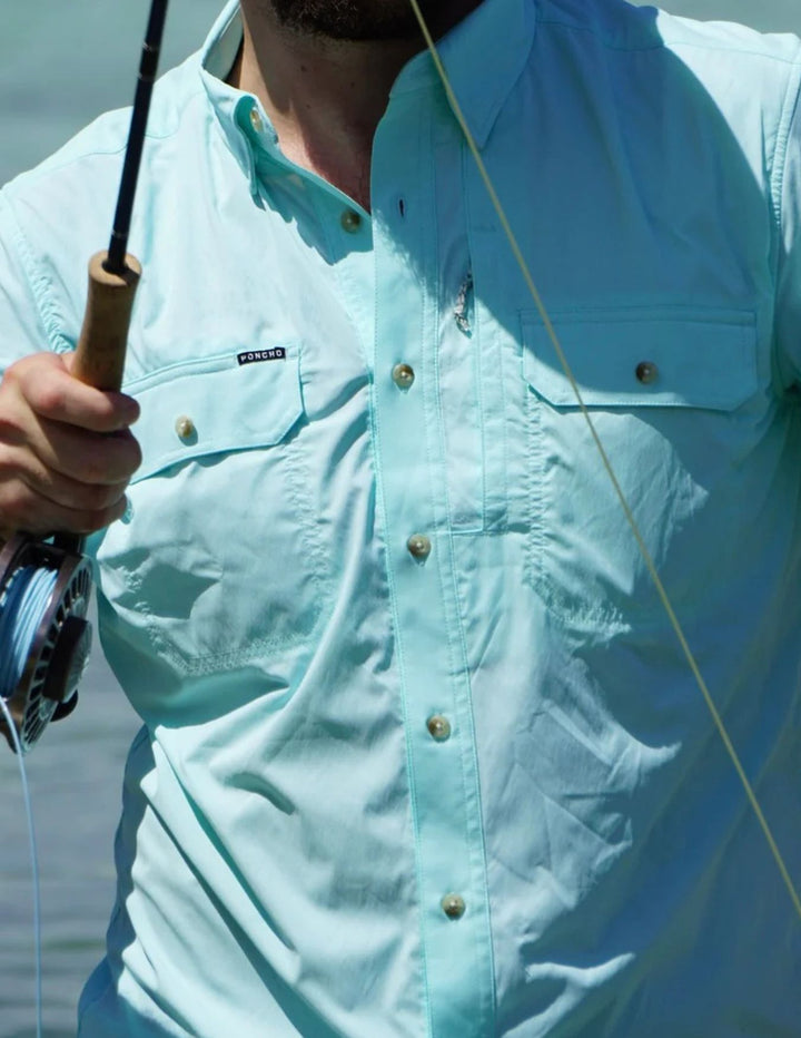 Poncho Mens The Castaway Short Sleeve Shirt