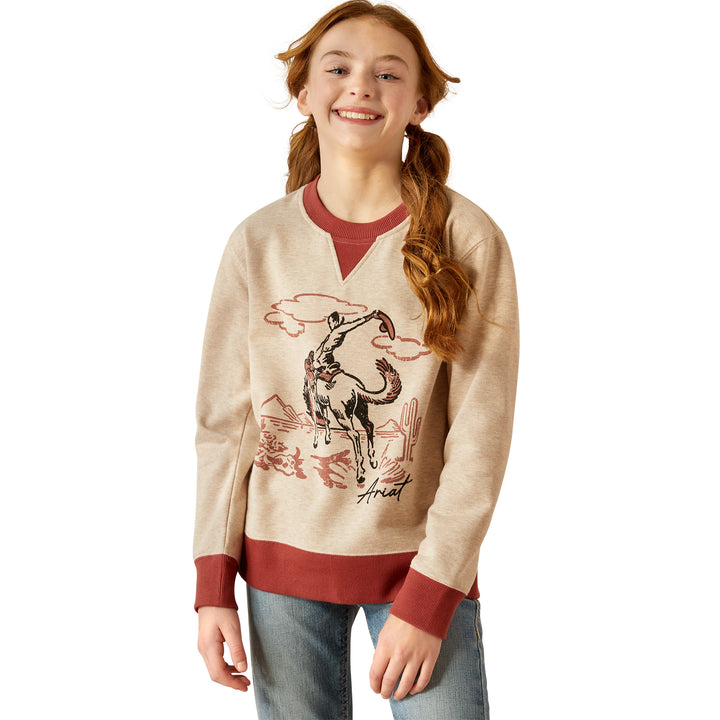 Ariat Girls Bronc Junior Sweatshirt