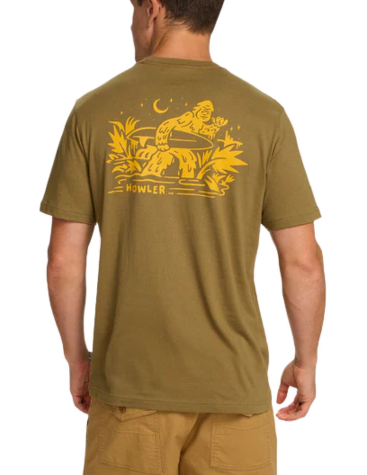 Howler Bros Mens Squatch Rider Pocket T-Shirt