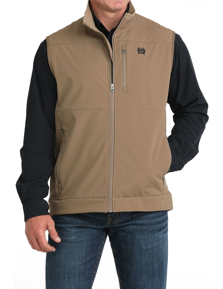 Cinch Mens Khaki Windproof Vest