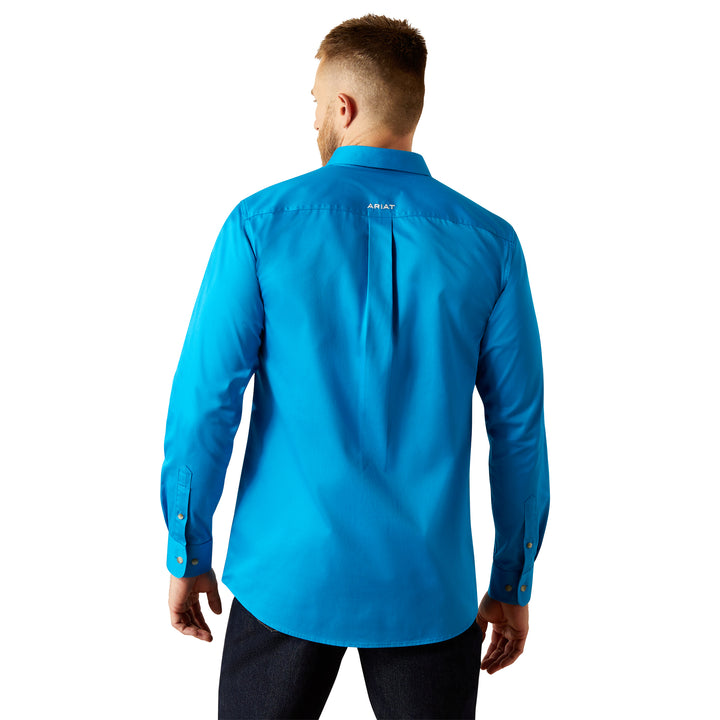 Ariat Mens Blue Team Logo Shirt