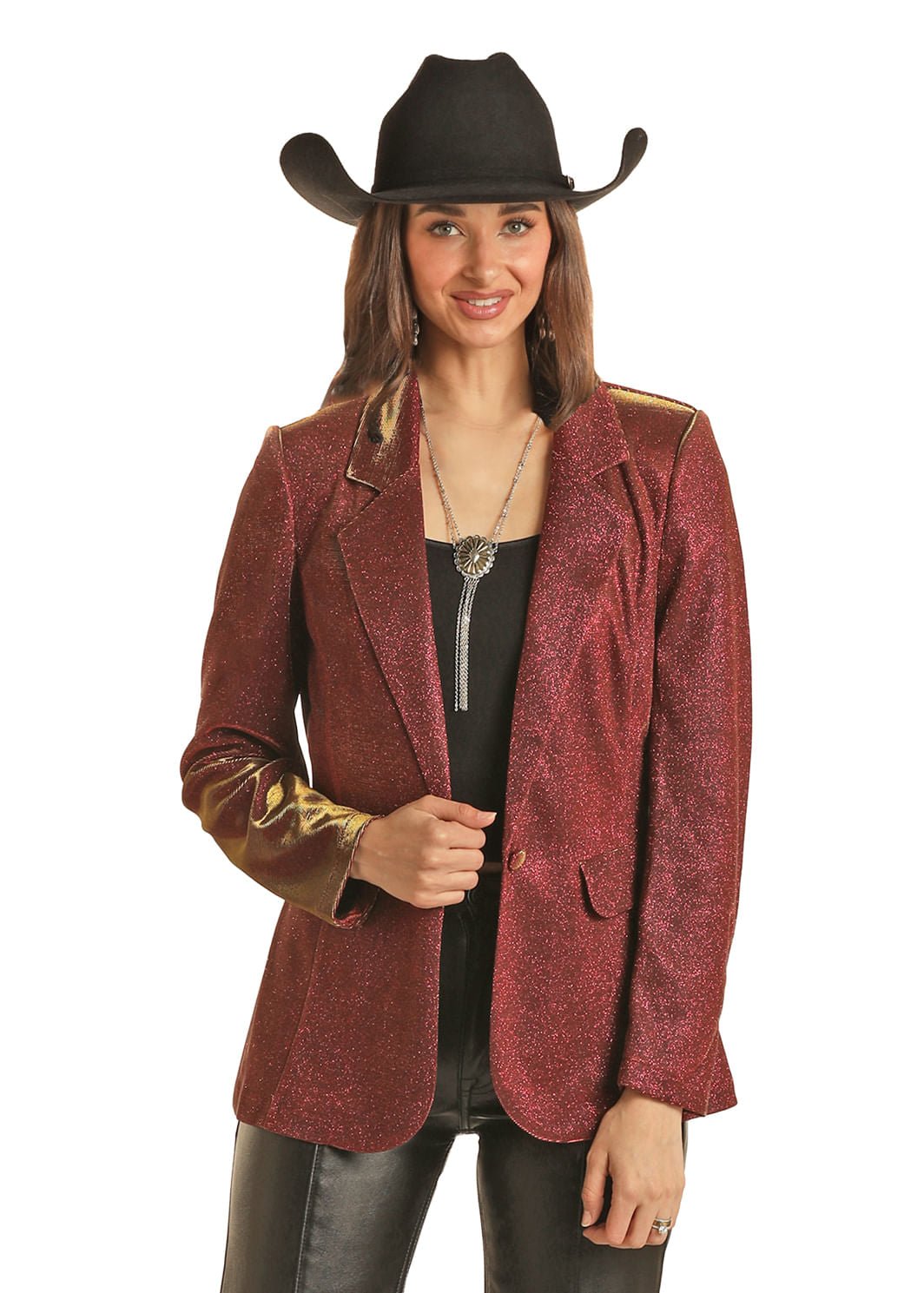 Panhandle Slim Womens Iridescent Blazer
