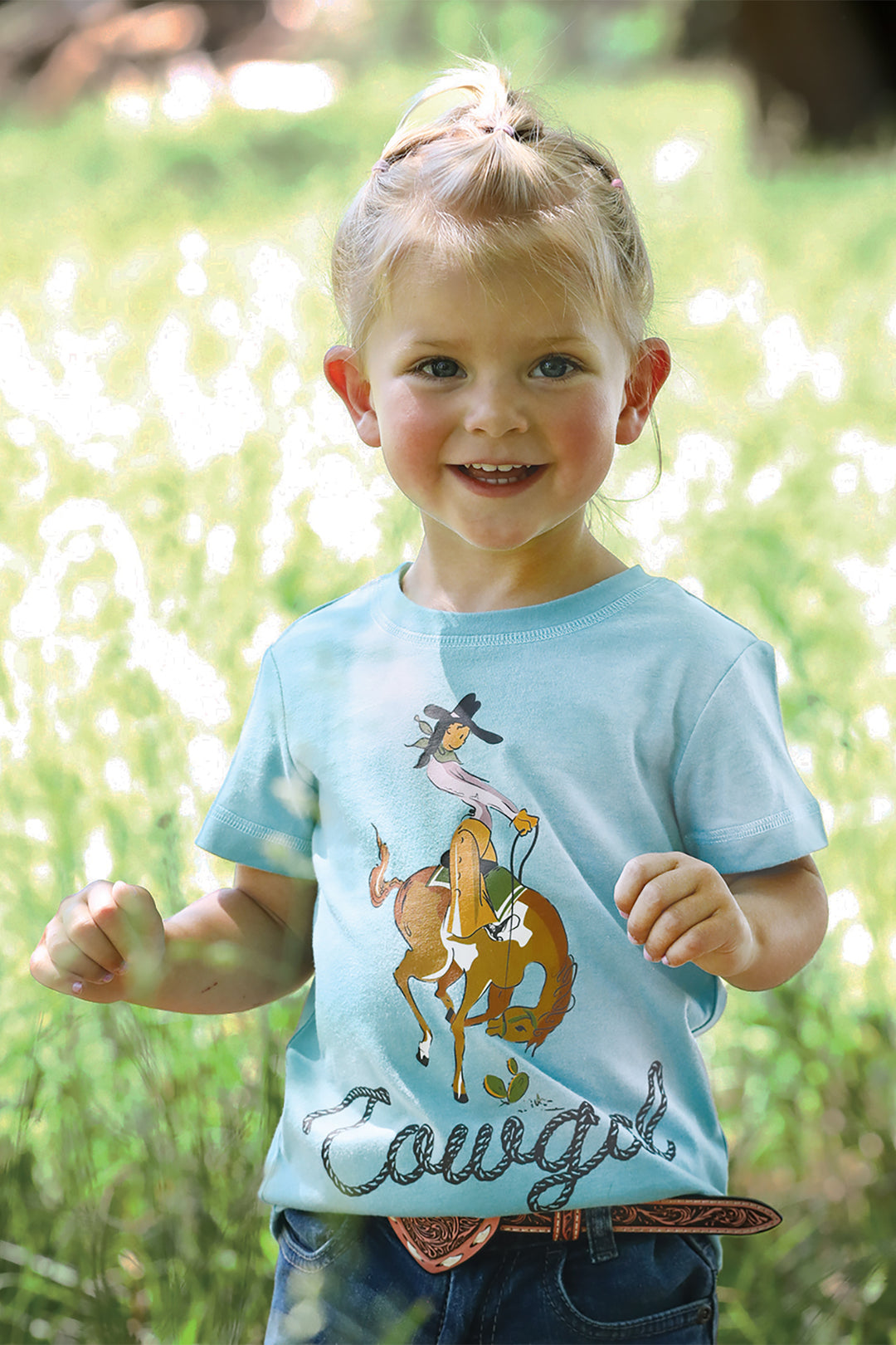 Cinch Girls Blue Rodeo T-Shirt