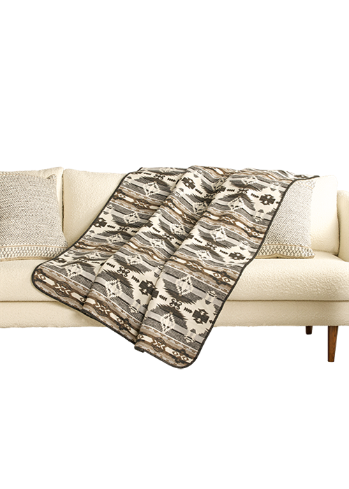 Panhandle Jacquard Berber Lined Blanket