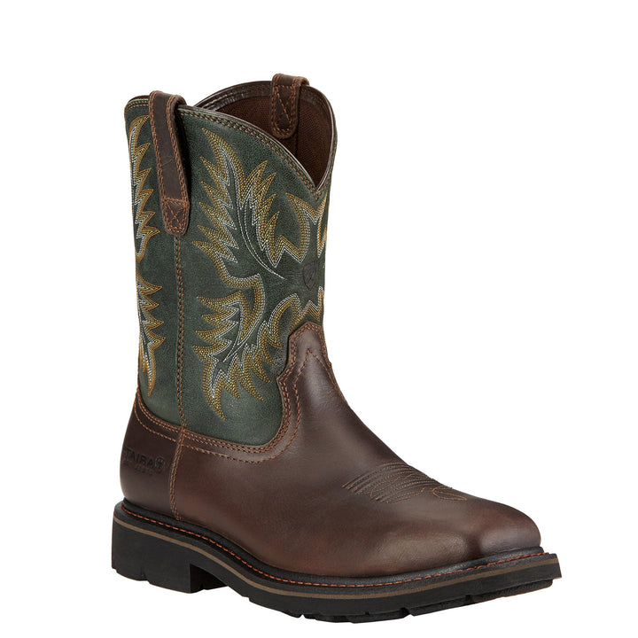 Ariat Mens Sierra Green Work Boots