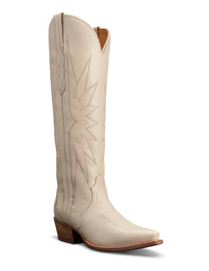 Tecovas Womens The Loretta Cream Cowhide Boots