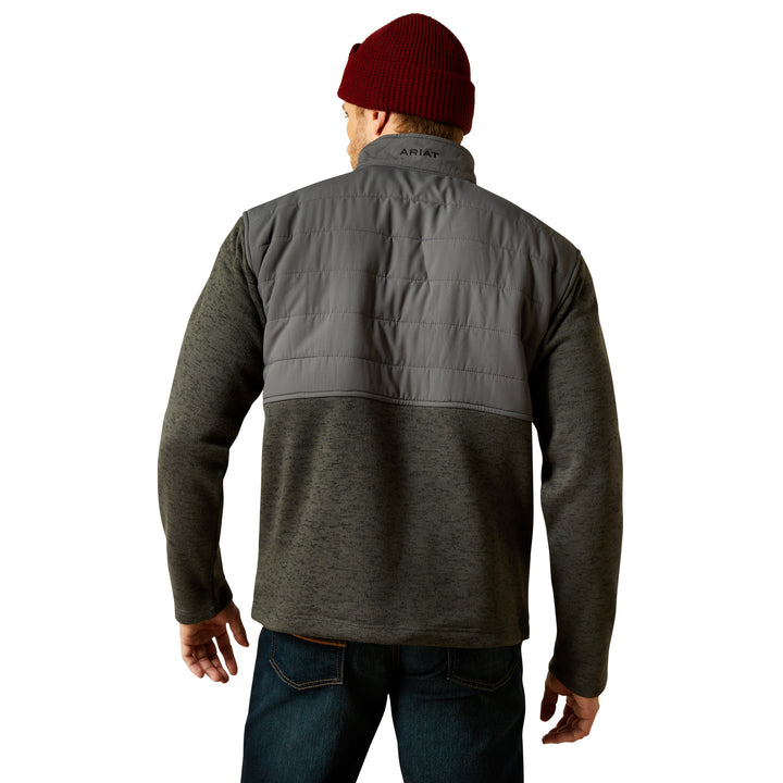 Ariat Mens Grey Caldwell Reinforced Snap Sweater