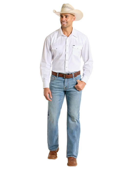 Panhandle Mens Medium Vintage Straight Leg Jeans