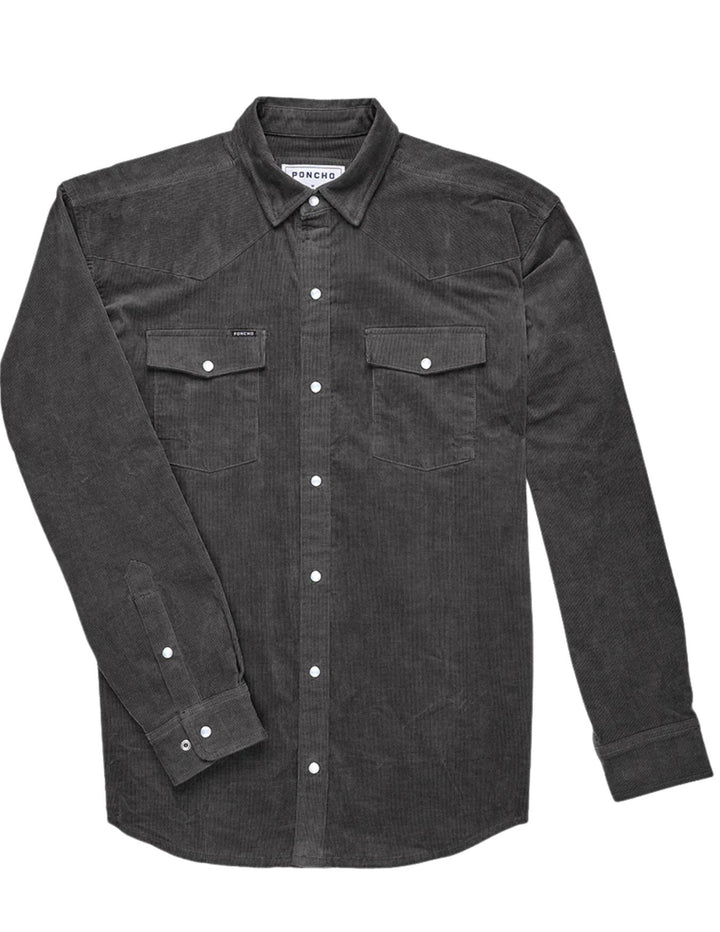 Poncho Mens The Dusty Burro Corduroy Shirt