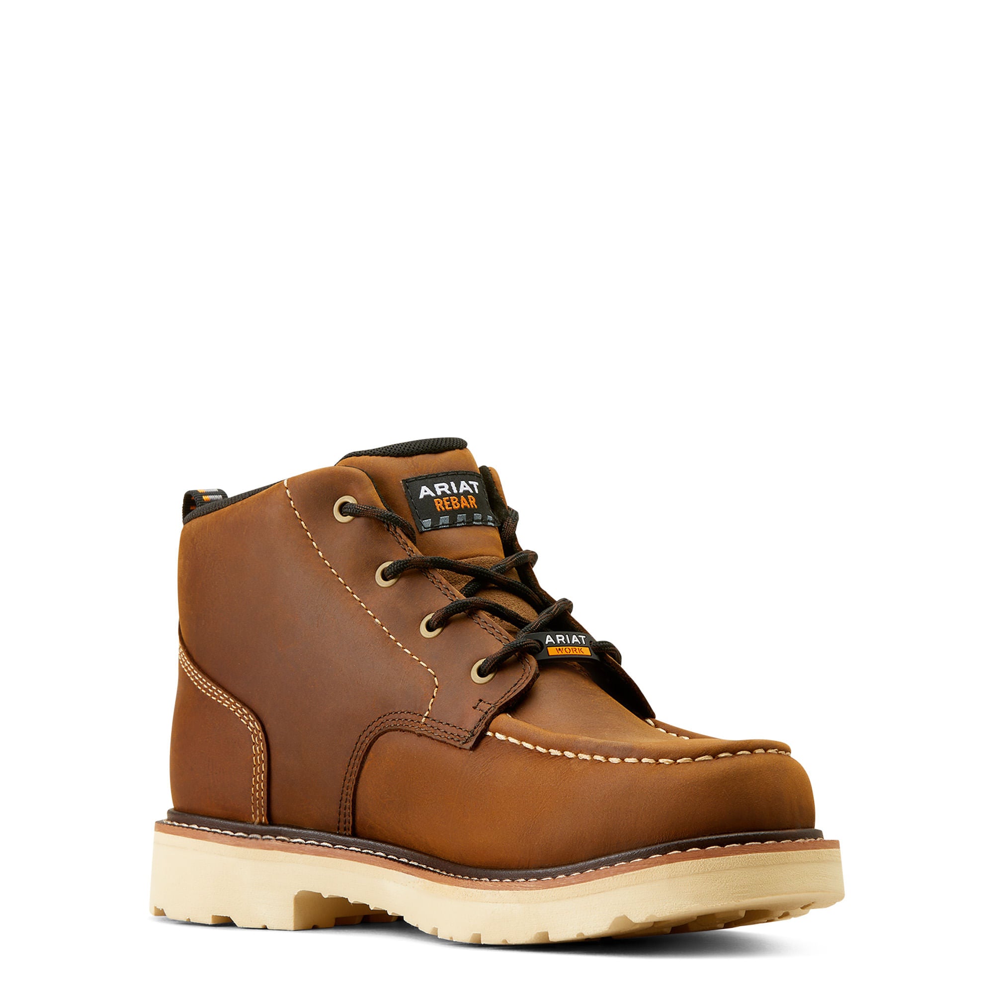 Ariat Mens Distressed Brown Rebar Lift Chukka Waterproof 