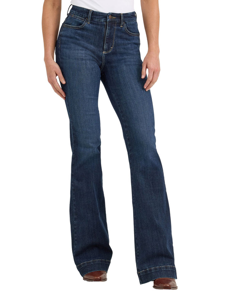 Wrangler Womens Dark Wash Bespoke Trouser Jeans