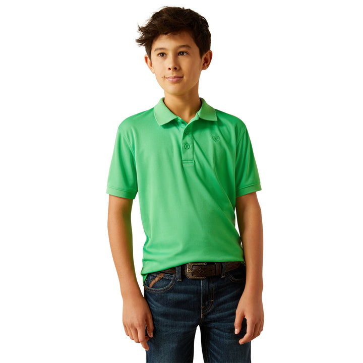 Ariat Boys Irish Green TEK Polo