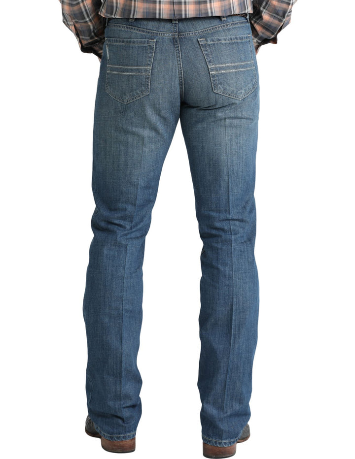 Cinch Mens Silver Label Medium Stone Straight Leg Jeans