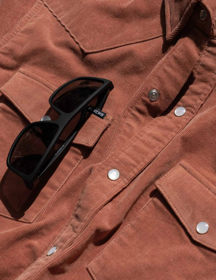 Poncho Mens The Red Bud Long Sleeve Shirt