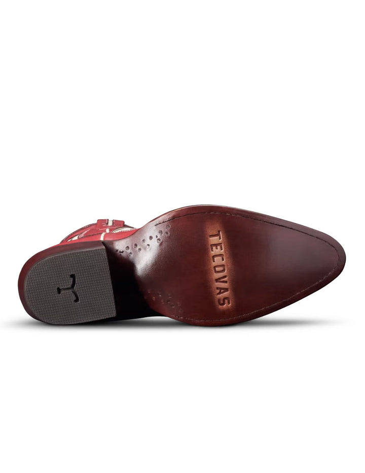 Tecovas Womens The Jolene Crimson Bone Boots