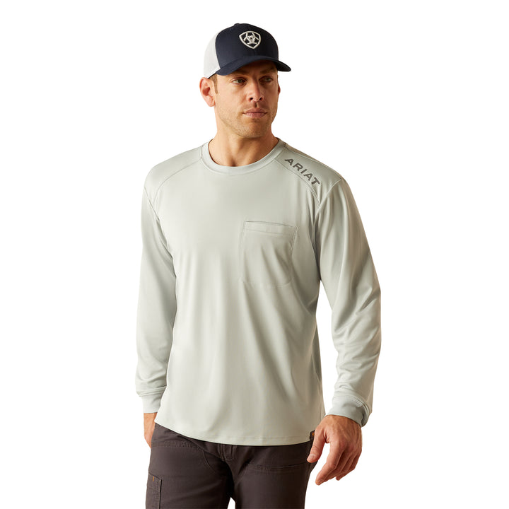 Ariat Mens Grey Rebar Sunblocker T-Shirt