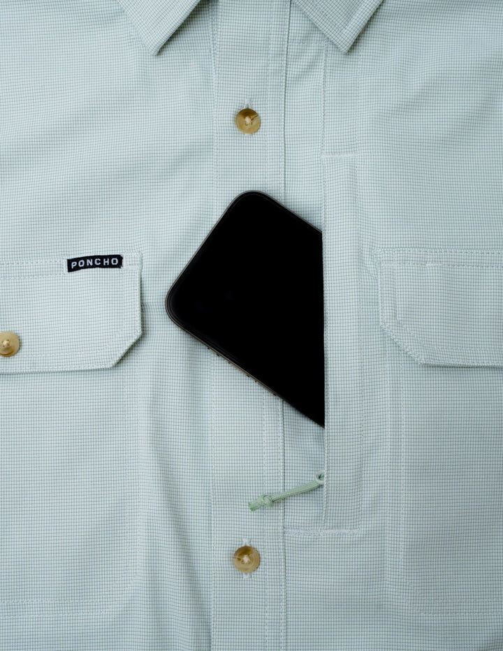 Poncho Mens The Carolina Rig Short Sleeve Shirt