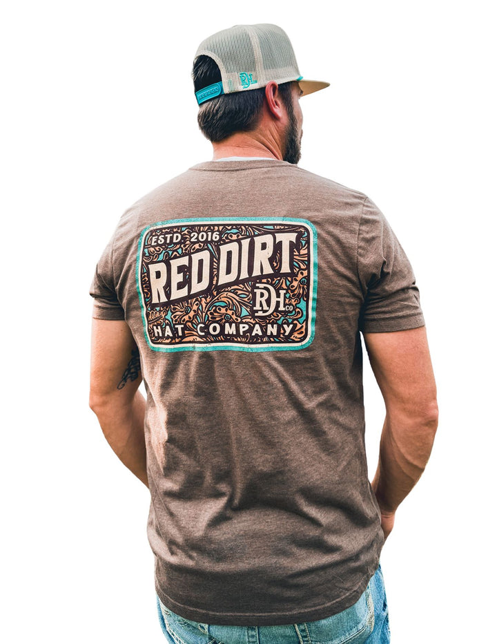 Red Dirt Hat Company Tooled Leather T-Shirts