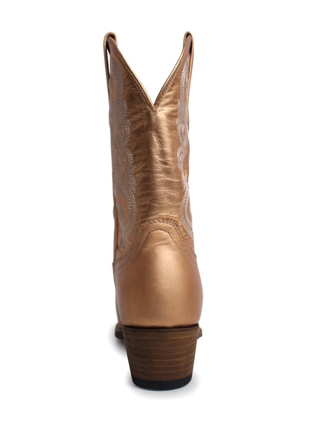 Macie Bean Womens Rose Gold Buckle Dreams Boots