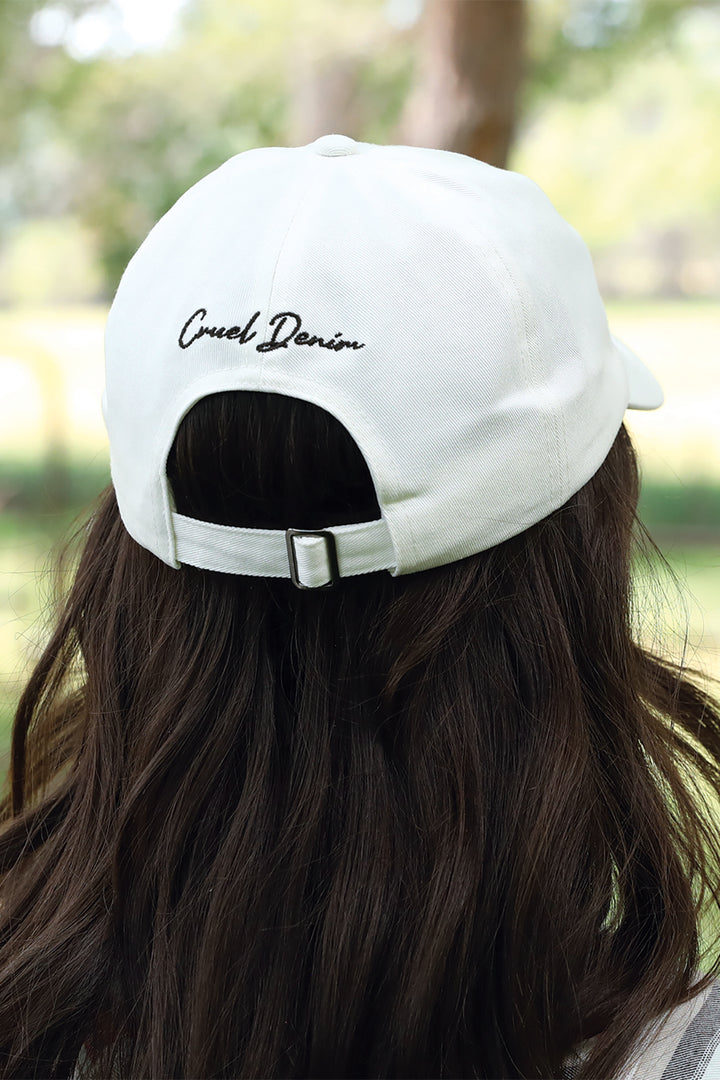 Cinch Womens White Bronc Cap