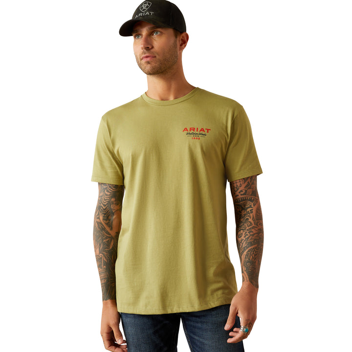 Ariat Mens Olive Full Circle T-Shirt