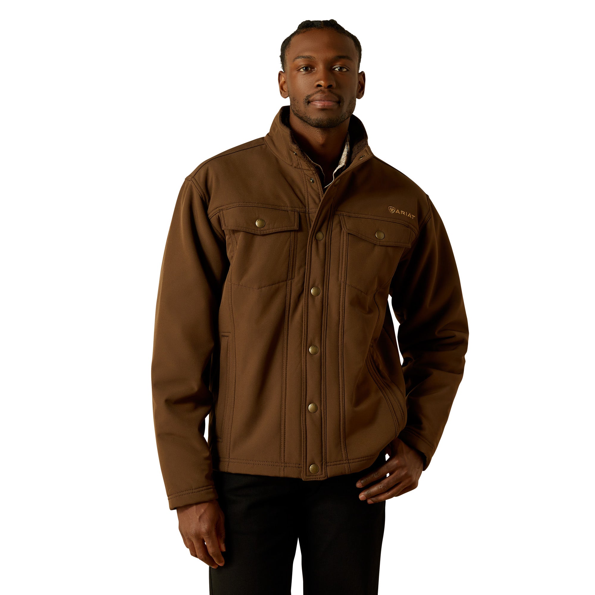 Ariat Mens Dark Brown Vernon Sherpa 2.0 Jacket – Texas Boot Company