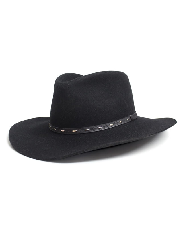 Mens Resistol 3X Briscoe Black Wool Hat – Texas Boot Company