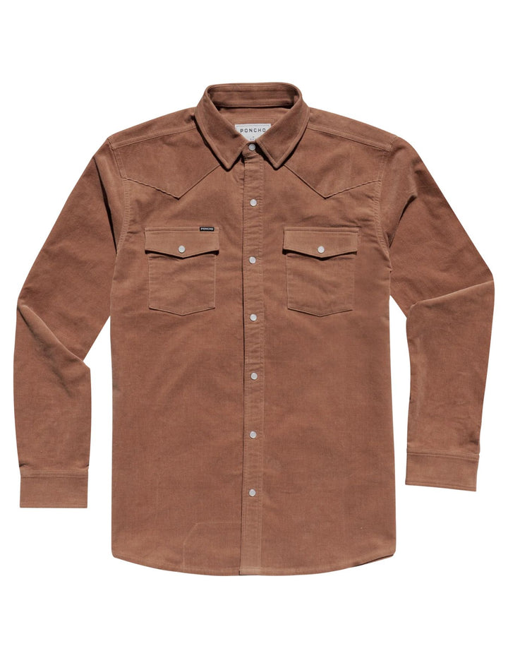 Poncho Mens The Red Bud Long Sleeve Shirt