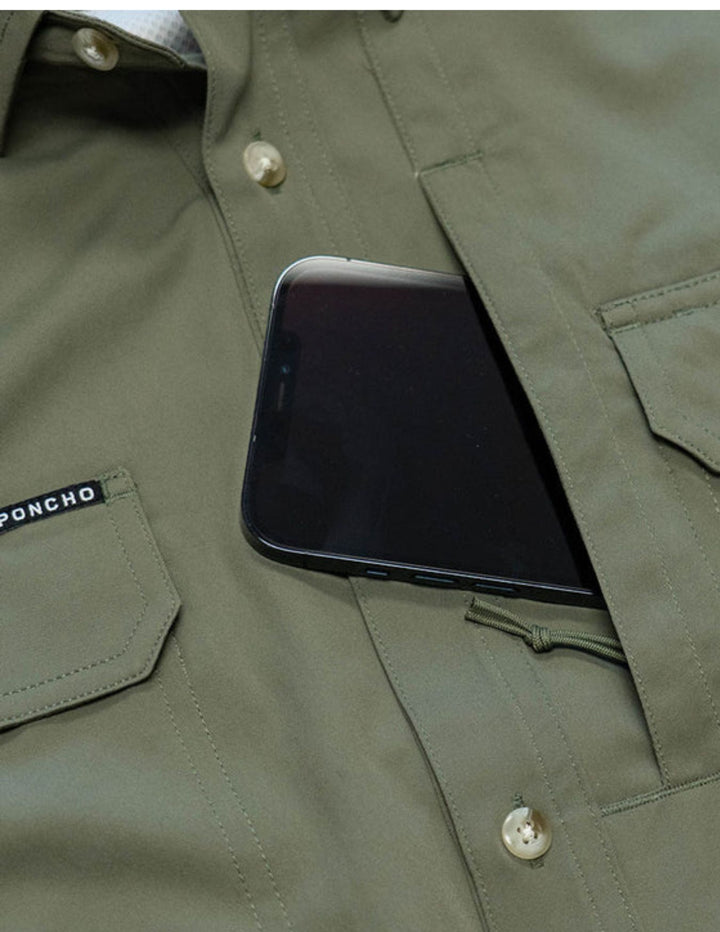 Poncho Mens The Roaring Fork Short Sleeve Shirt