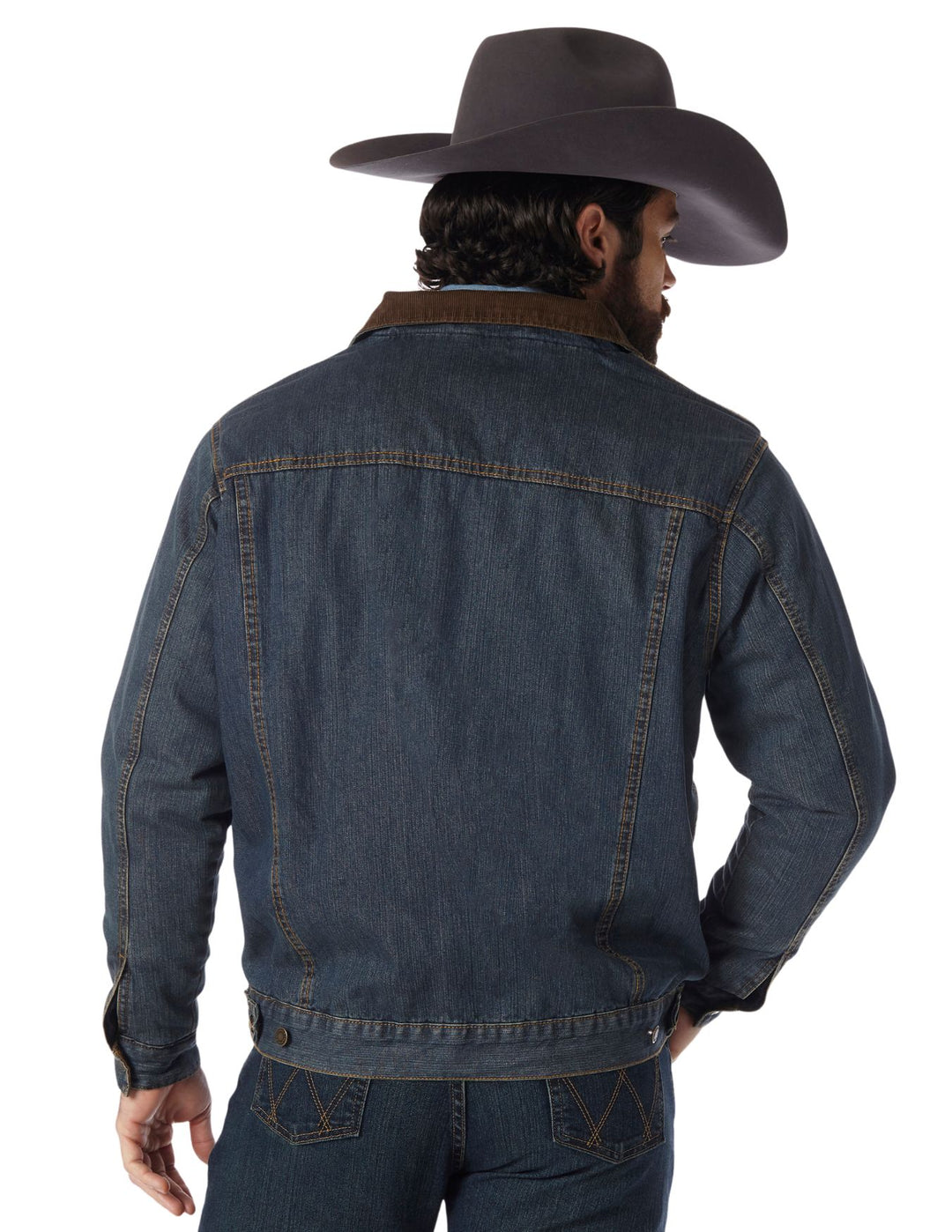Wrangler Mens Blanket Lined Denim Jacket