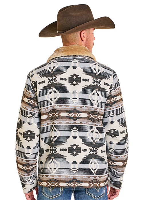 Panhandle Mens Aztec Jacquard Jacket