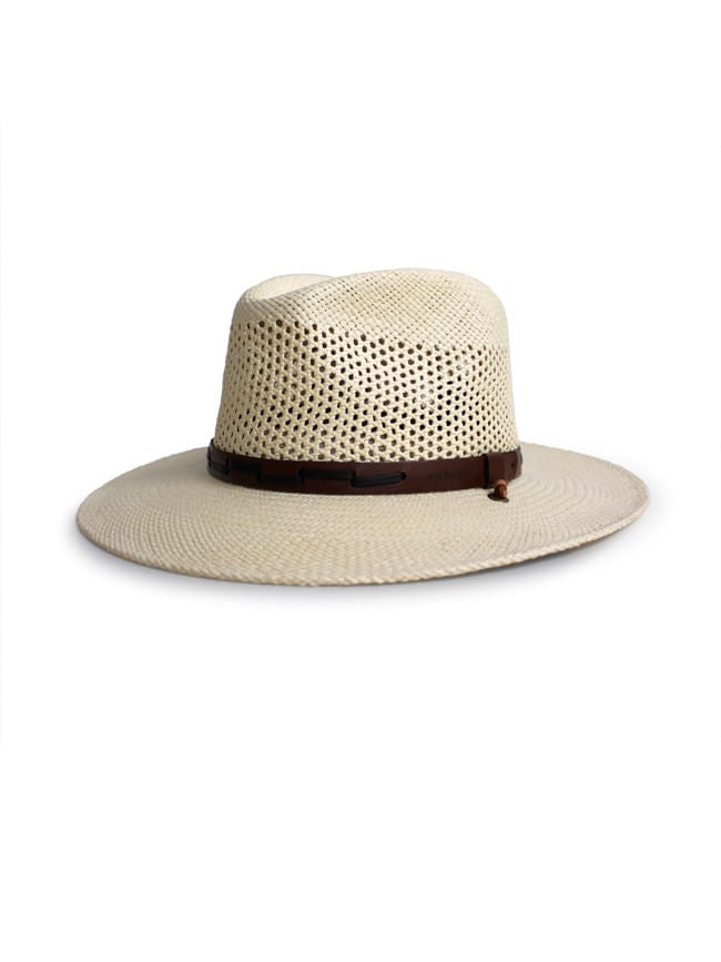 Mens Stetson Airway Natural Straw Hat