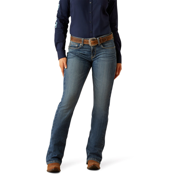 Ariat Womens Perfect Rise Byrdie Boot Cut Jeans