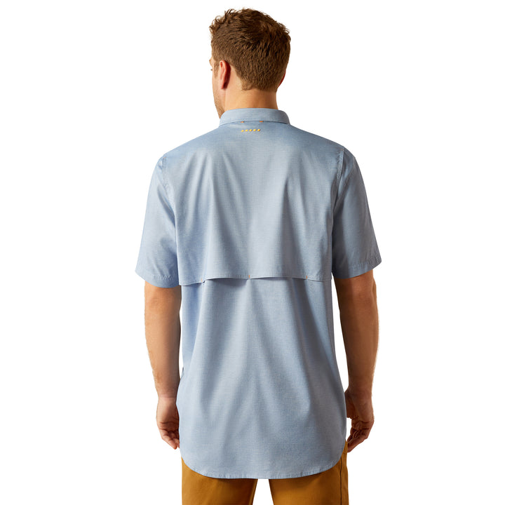 Ariat Mens Blue Rebar Made Tough VentTEK DuraStretch Work Shirt