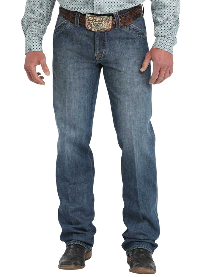 Cinch Mens Grant Medium Stone Jeans