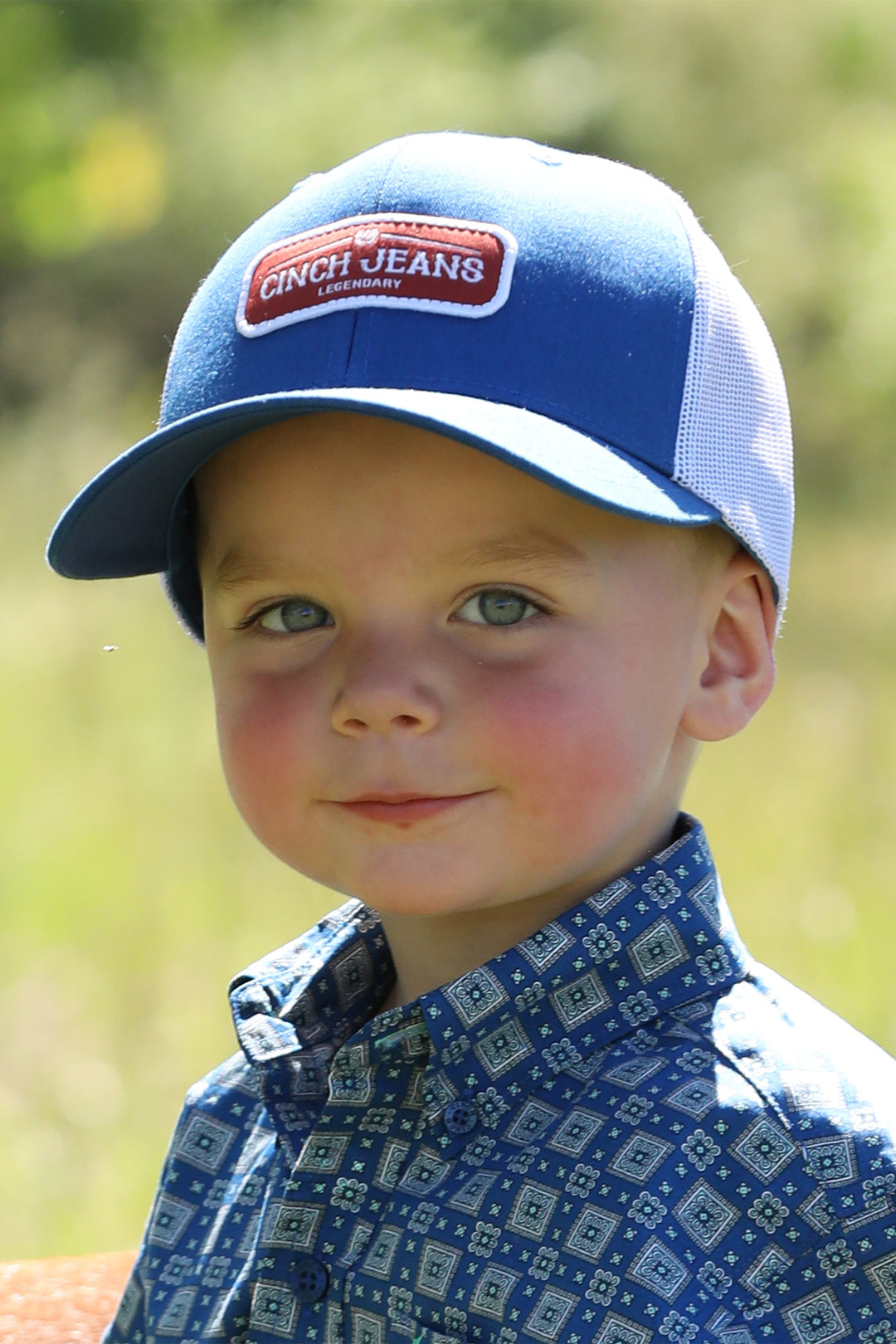 Cinch Boys Blue Trucker Hat