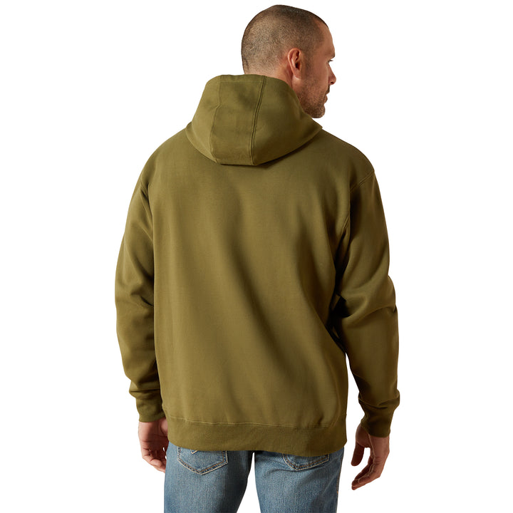 Ariat Mens Winter Moss Embossed Logo Hoodie