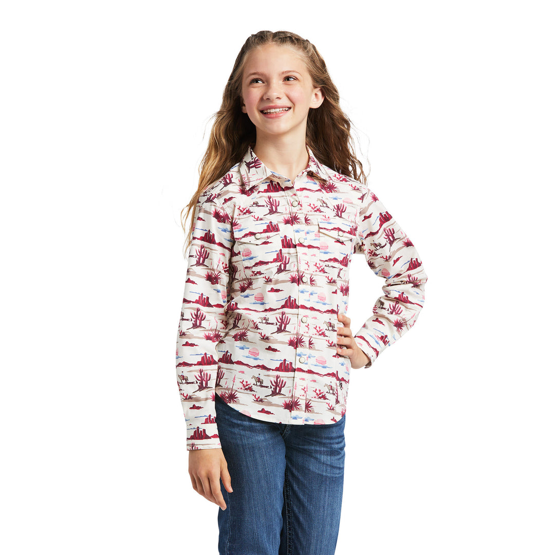 Ariat Kids Yuma Snap Long Sleeve Shirt